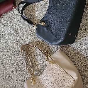 Embossed Vegan Leather Bags